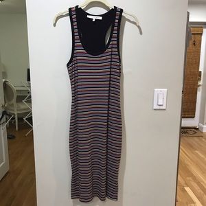 Cupcakes & Cashmere Multi-Color Stripe Dress